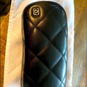 CHANEL sun glass case like new. $65